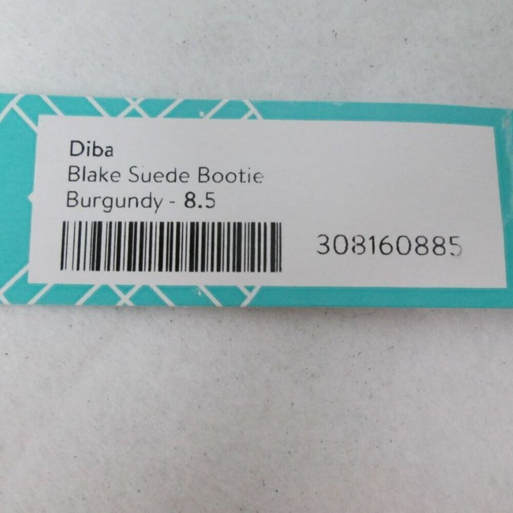 Diba Blake Suede Leather Lace-Up, Side Zipper Wedge Booties-Burgandy-Various-NWT - Picture 5 of 15